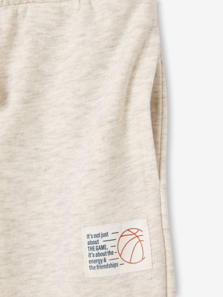 Pantalon de jogging garçon blanc chiné - vertbaudet enfant 