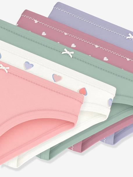 Set van 5 slips PETIT BATEAU meerkleurig - vertbaudet enfant 