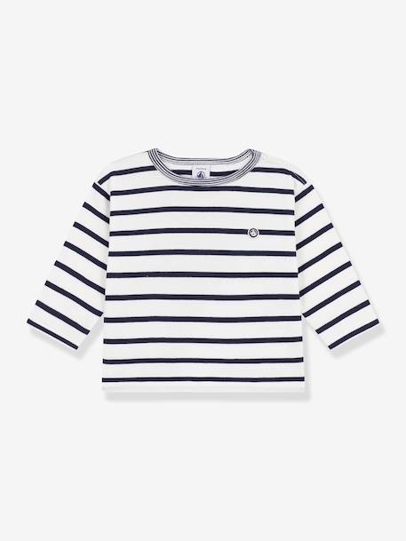T-shirt manches longues marine - vertbaudet enfant 