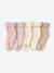 Set van 5 babysokjes voor meisjes roze (poederkleur) - vertbaudet enfant 
