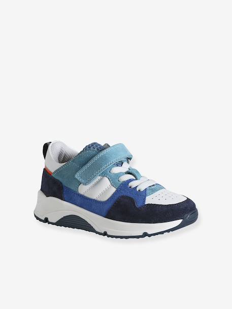Jongenssneakers met klittenband marineblauw - vertbaudet enfant 