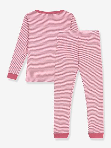 Pyjama ajusté à rayures rose - vertbaudet enfant 
