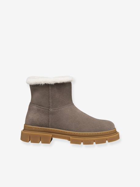 GEOX Karsyn enkellaarsjes taupe - vertbaudet enfant 