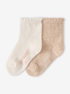 -Set van 2 sokken voor babymeisjes