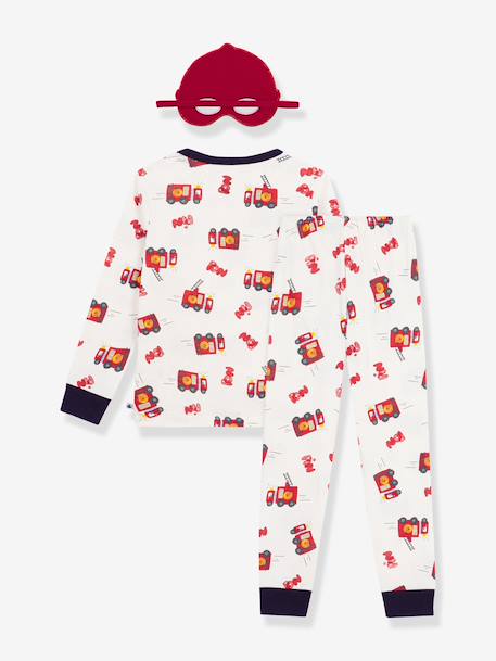Pyjama met masker PETIT BATEAU wit - vertbaudet enfant 