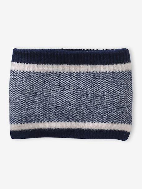 Jongensset muts, col en handschoenen marineblauw - vertbaudet enfant 