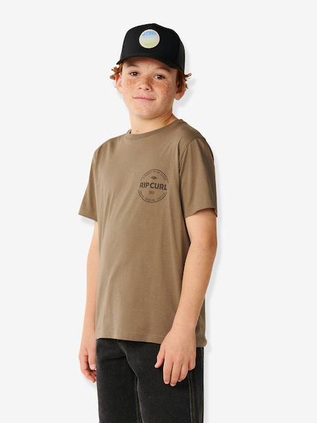T-shirt Staple bleu+kaki - vertbaudet enfant 