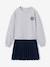 Robe manches longues fille gris - vertbaudet enfant 