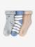 Set van 3 babysokjes jongens beige - vertbaudet enfant 