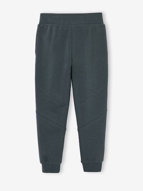 Joggingbroek jongen Athletic antraciet+chocoladebruin+korstmos - vertbaudet enfant 