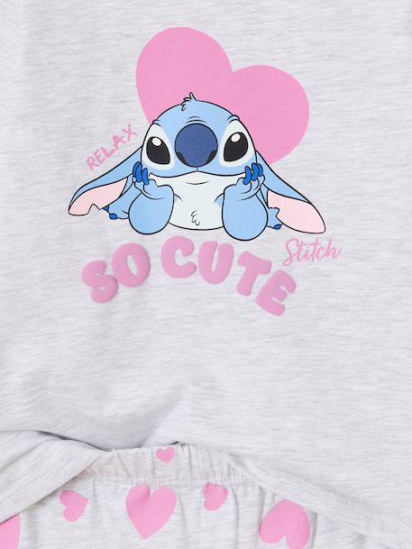 Pyjama Lilo et Stitch fille gris chiné - vertbaudet enfant 