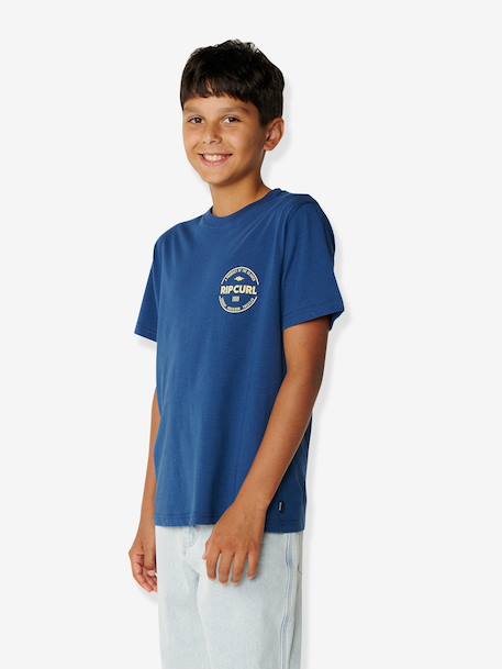 T-shirt Staple bleu+kaki - vertbaudet enfant 