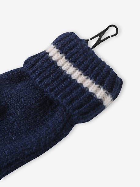 Ensemble garçon bonnet, snood et gants marine - vertbaudet enfant 