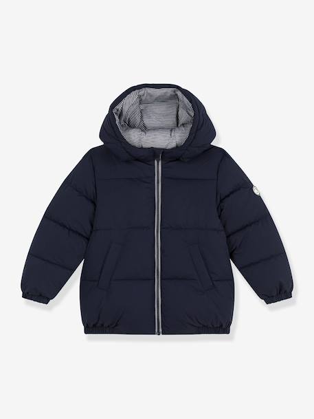 Gewatteerde kinderjas PETIT BATEAU marineblauw - vertbaudet enfant 