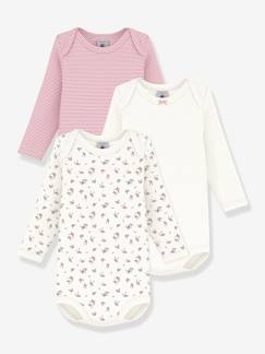 -Set van 3 rompers met lange mouwen
