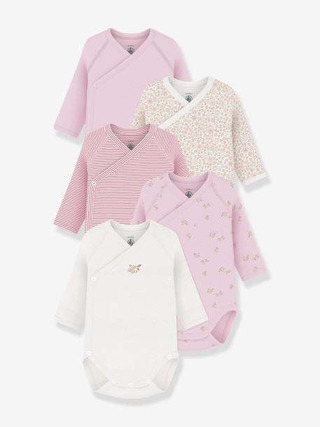 Set van 5 overslagrompers rozen - vertbaudet enfant 
