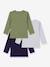 Set van 3 PB-shirts met lange mouwen meerkleurig - vertbaudet enfant 