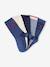 Lot de 5 paires de chaussettes 'Cool Kids' garçon bleu azur+bleu nuit+indigo+vert sauge - vertbaudet enfant 