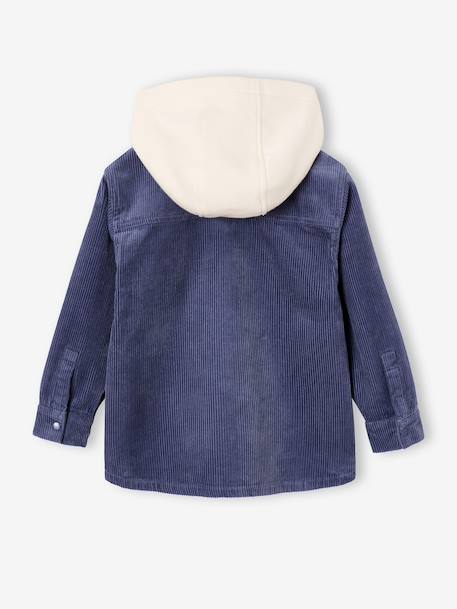 Chemise à capuche garçon bleu foncé - vertbaudet enfant 