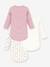 Lot 3 bodies manches longues rose - vertbaudet enfant 