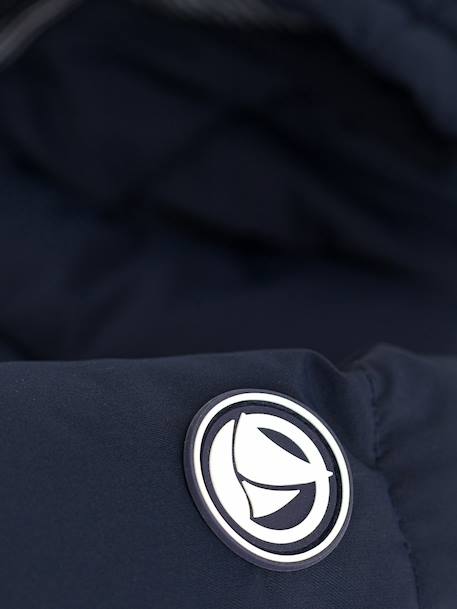 Gewatteerde kinderjas PETIT BATEAU marineblauw - vertbaudet enfant 