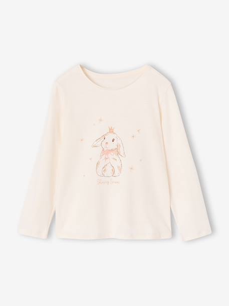 Pyjama pantalon fille beige - vertbaudet enfant 