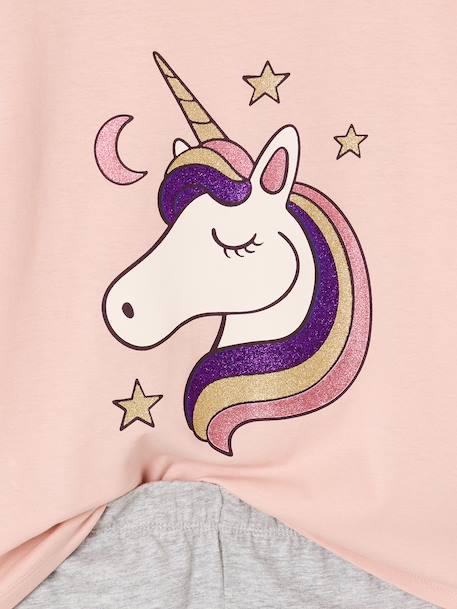 Lot de 2 pyjamas fille rose poudré - vertbaudet enfant 