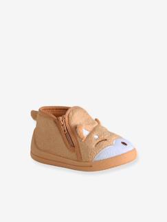 Chaussures-Chaussons zippés bébé en toile