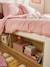 Lit double avec rangement ASPEN 140x200cm blanc - vertbaudet enfant 