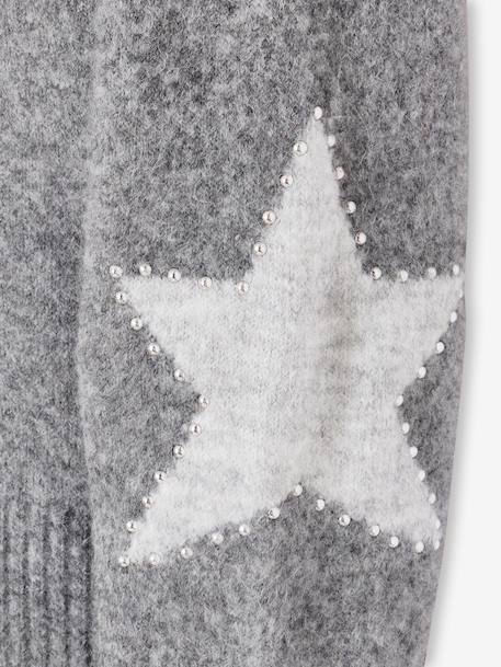 Pull fille manches longues gris - vertbaudet enfant 