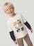 T-shirt manches longues garçon effet superposé écru - vertbaudet enfant 