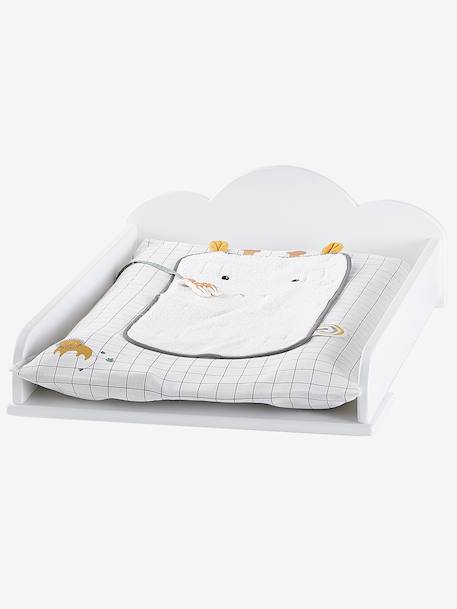 Wolkvormig aankleedblad wit - vertbaudet enfant 