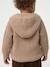 Babyvest met capuchon van tricot gemêleerd beige - vertbaudet enfant 