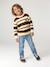 Pull garçon manches longues marine+noisette - vertbaudet enfant 
