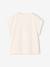 T-shirt met korte mouwen antraciet+ecru+rozen - vertbaudet enfant 