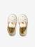Canvas sloffen met rits voor baby's beige+lichtroze+vanille+wit, bedrukt - vertbaudet enfant 