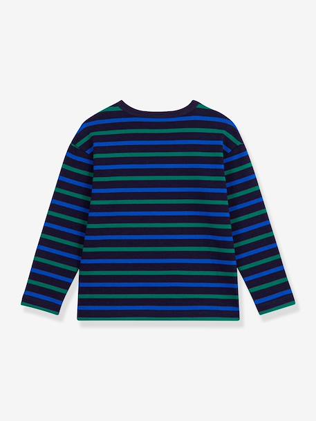 Gestreept kinder-T-shirt PETIT BATEAU blauw - vertbaudet enfant 