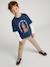 T-shirt manches longues garçon effet superposé marine - vertbaudet enfant 