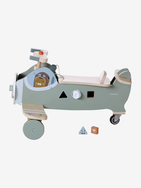 FSC100 houten vliegtuigloopauto hout - vertbaudet enfant 
