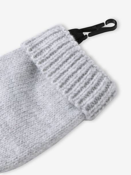 3-delige babyset muts, sjaalkraag gemêleerd grijs - vertbaudet enfant 