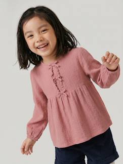 -Blouse manches longues fille