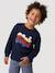 T-shirt manches longues garçon marine+noisette - vertbaudet enfant 