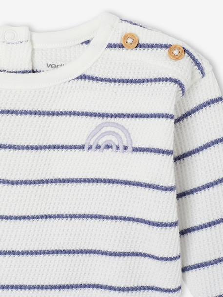 Newborn T-shirt met lange mouwen ecru - vertbaudet enfant 