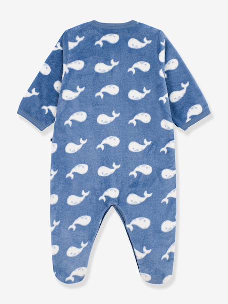 Surpyjama bébé imprimé baleine bleu nuit - vertbaudet enfant 