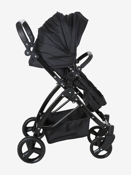 3-in-1 poppenwagen zwart - vertbaudet enfant 