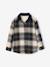 Jongens overhemd met sherpa voering marineblauw - vertbaudet enfant 