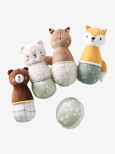 Quilles tissu GREEN FOREST blanc - vertbaudet enfant 