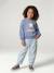 Jean balloon fille bleu moyen+denim bleached - vertbaudet enfant 