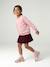 Sweat fille manches longues écru+rose pâle - vertbaudet enfant 