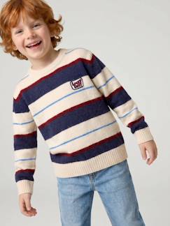 -Pull garçon manches longues